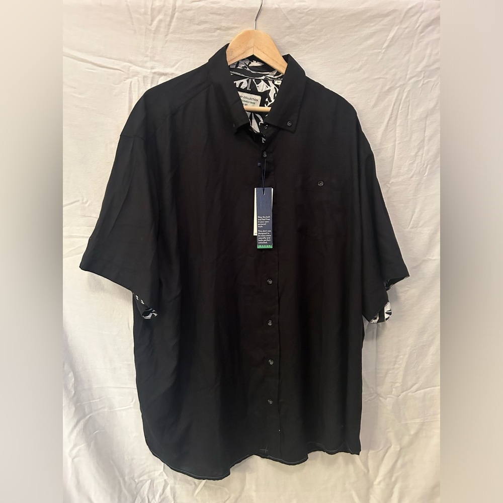 New Report Collection 2X Short Sleeve Button Down